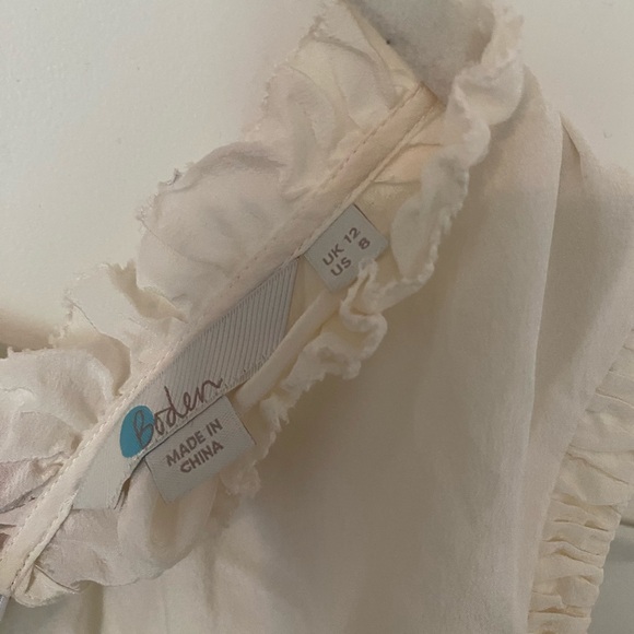 Boden Silk Ruffled Shell - Picture 2 of 2